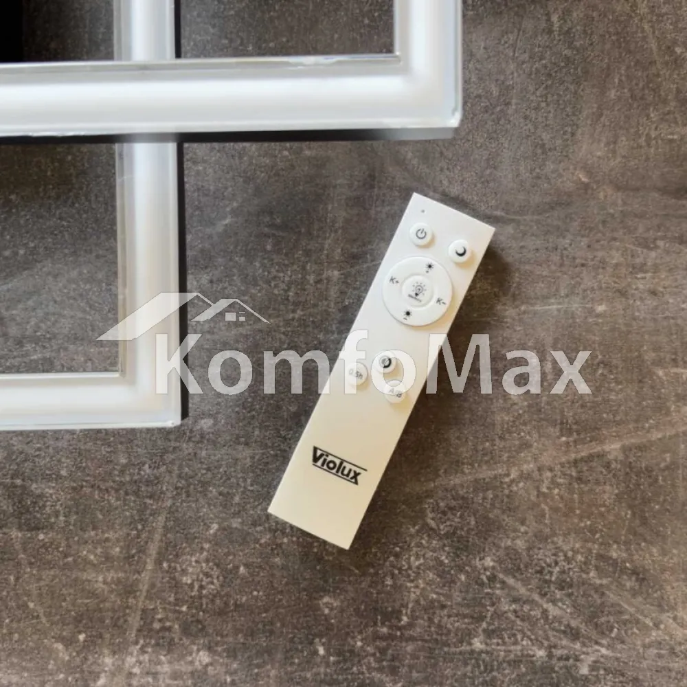 LED світильник VIOLUX smart BRIONI-S квадрат 84W 3000-4000-5000K IP20 220705 біло-чорний  - фото 6