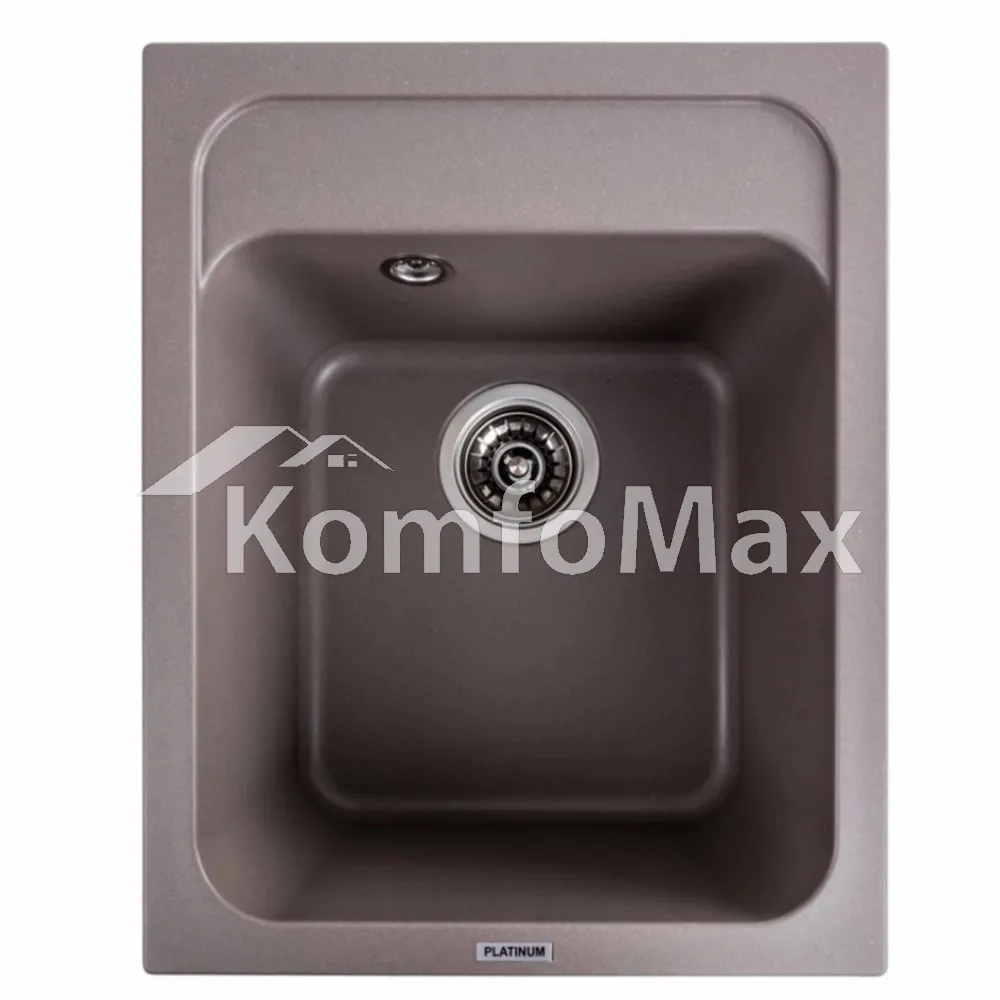 Гранітна мийка для кухні Platinum 4050 KORRADO матова Дюна 