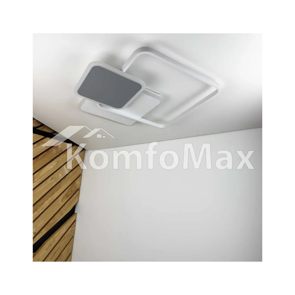 LED світильник VIOLUX smart TRIO квадрат 80W 3000-5000K IP20 220375  - фото 4