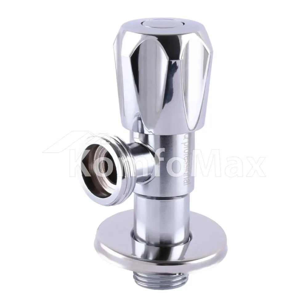 Кран вентильний кутовий Professional 1/2″X3/4″ NV-QP999 