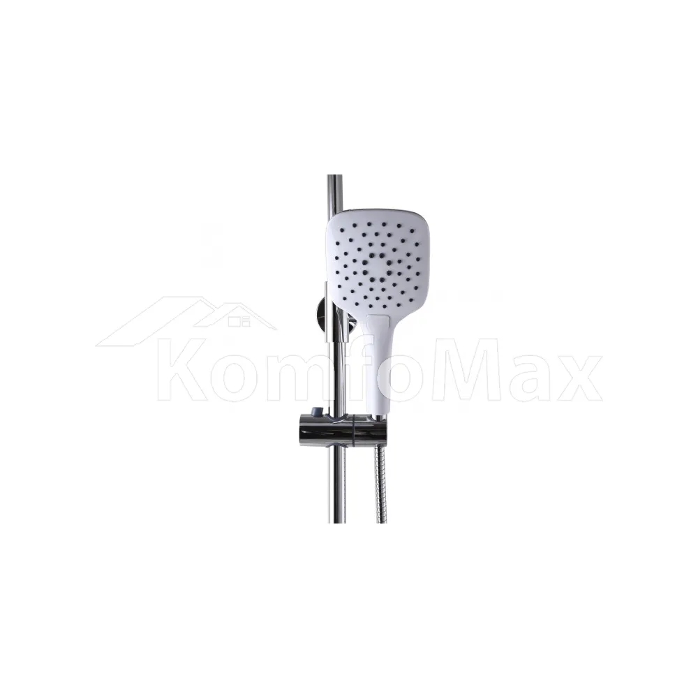 Душова система Globus Lux LAGUNA GLA-0005N-7-WHITE латунь білий/хром  - фото 2