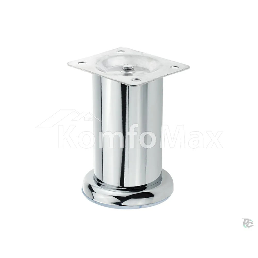 Ніжка меблева DS DZ 14/100 G2 104478 ЄвроЛайн d50мм. h100мм. хром 