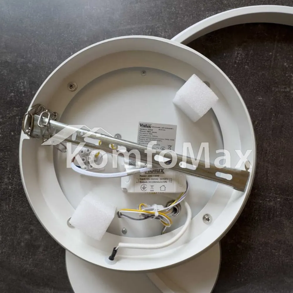 LED світильник VIOLUX smart TRIO круг 80W 3000-5000K IP20 220365  - фото 10