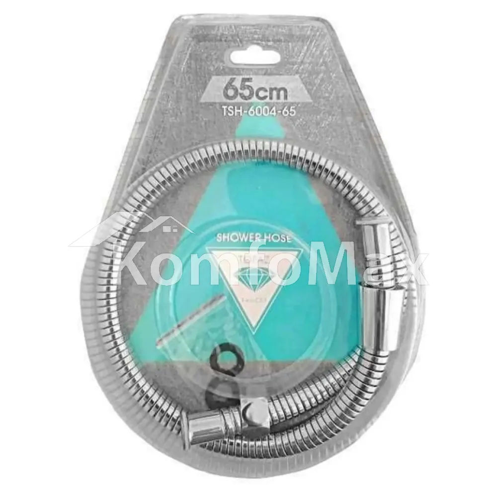 Шланг для душу TOPAZ TSH-6004- 65см. хром 