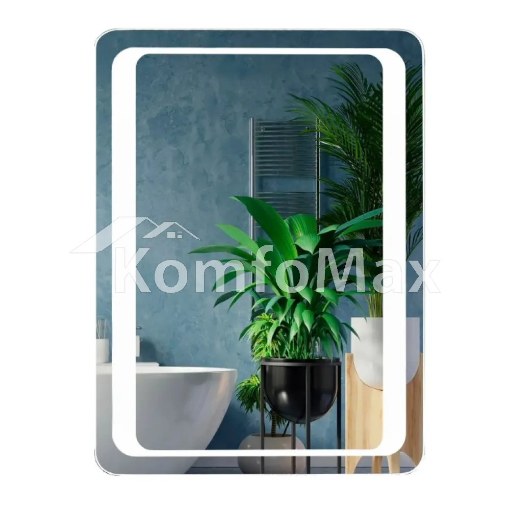Дзеркало LED UNIO MRR-04 SQR-RA- 600x800 mm. FL 
