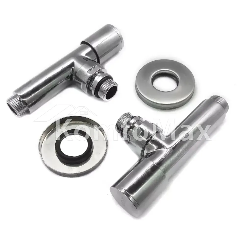 Комплект кранів для рушникосушки Karro 1/2 KR 7159 хром 