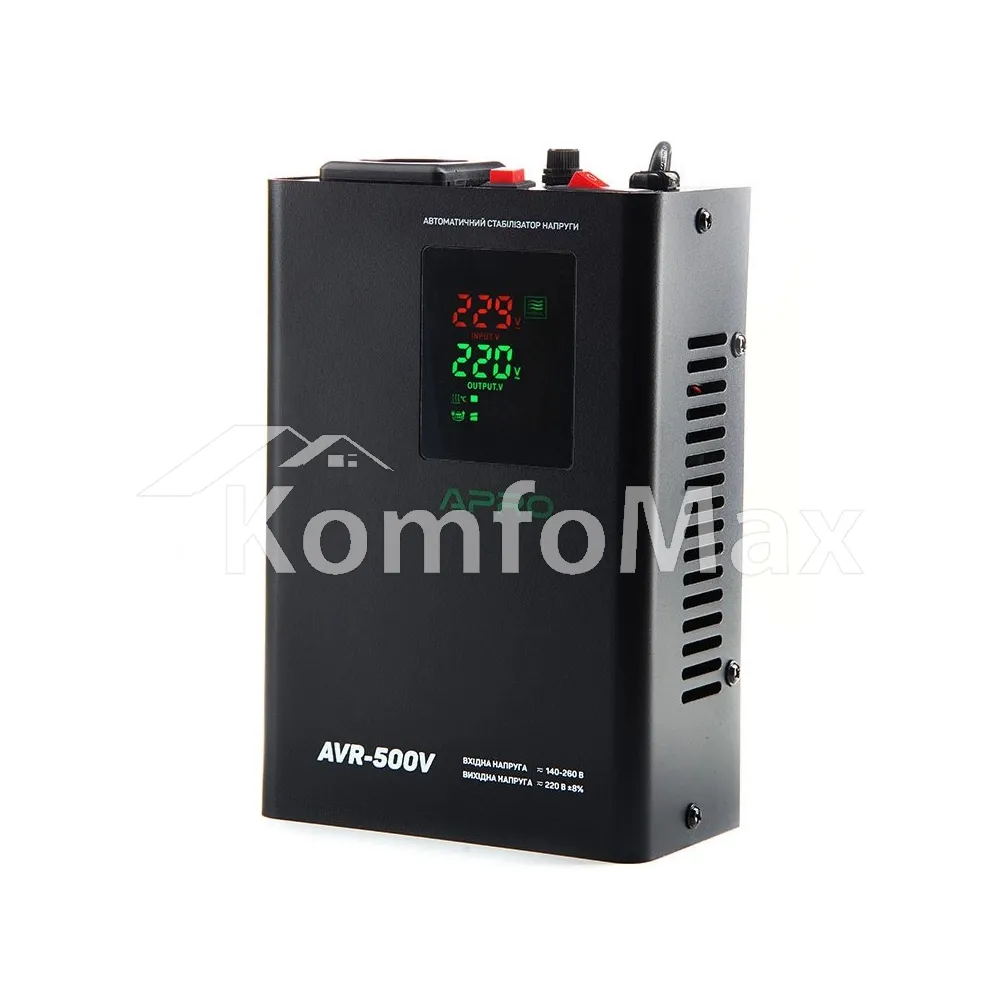 Стабілізатор напруги Apro AVR-500 400Вт 