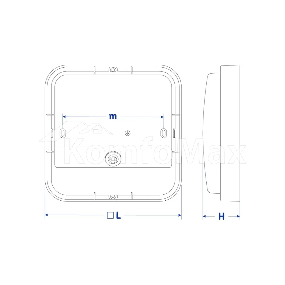 LED світильник Violux ДББ POLO UA VIOLUX 12W 5000K IP54 243433 чорний  - фото 3