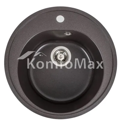 Гранітна мийка для кухні Platinum 510 LUNA матовая Гренадін