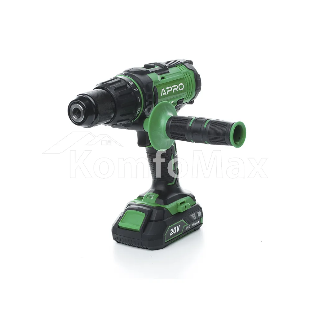 Шуруповерт акумоляторний APRO 895032 20В. ударний 