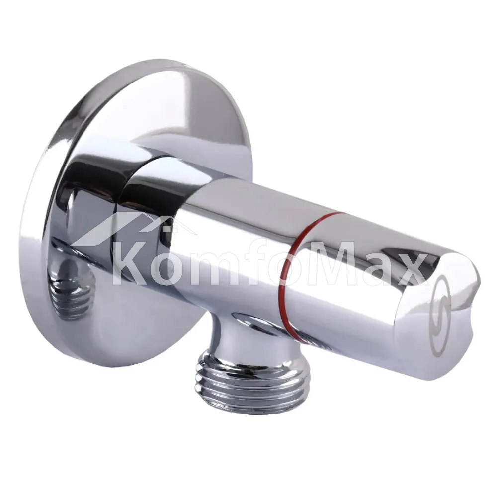 Кран напівобертовий кутовий SOLOMON 1/2″х1/2″ 9081 