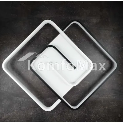 LED світильник VIOLUX smart DOMINO квадрат 90W 3000-4000-5000K IP20 220565 білий