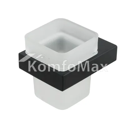 Стакан для зубних щіток настінний VENTA V130B LW чорний