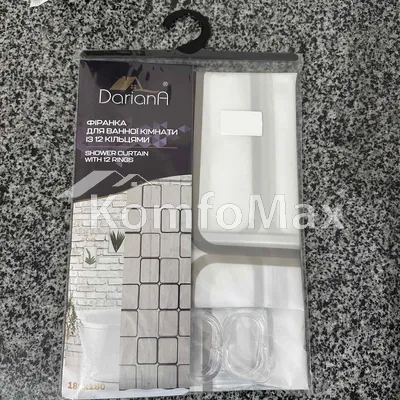 Шторка для ванної Dariana BH-1651 180х180см