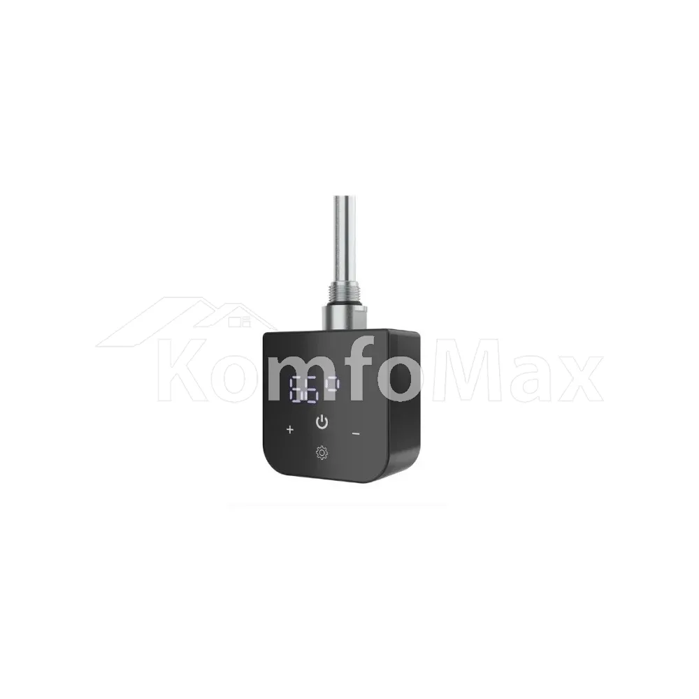 Тен для рушникосушки OnlyHeat Onyx black (квадратний з електронним,керуванням) 0,6кВт 