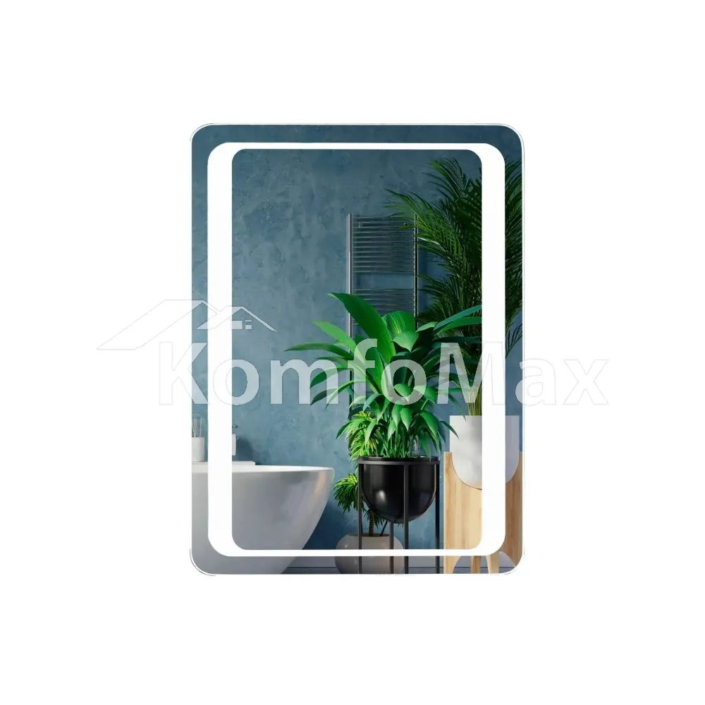 Дзеркало LED UNIO MRR-04 SQR-RA- 600x800 mm. FL 