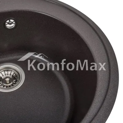 Гранітна мийка для кухні Platinum 510 LUNA матовая Гренадін