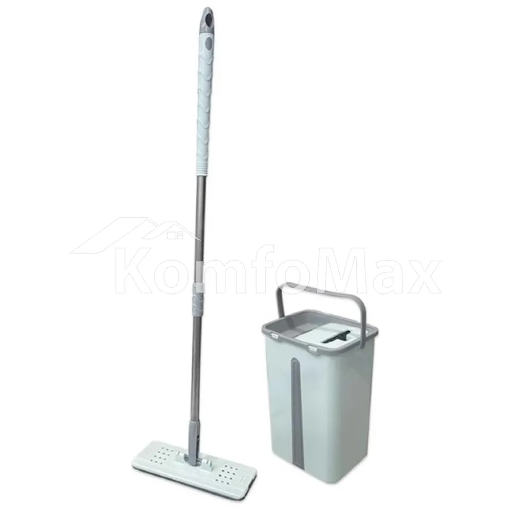 Швабра та відро з віджимом 12л. Zambak Plastik ZP-300 