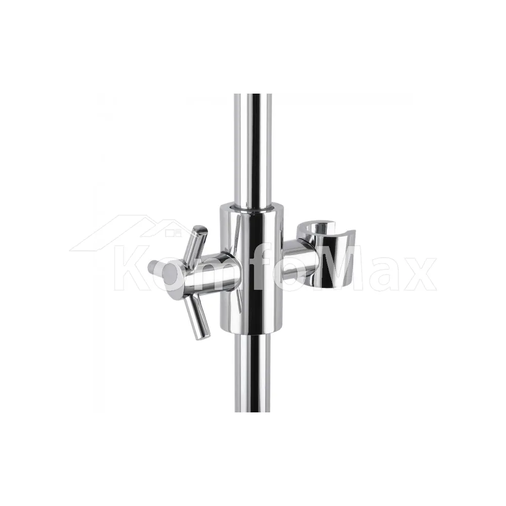Душова стійка Dishi T1107-1C, латунь хром  - фото 2