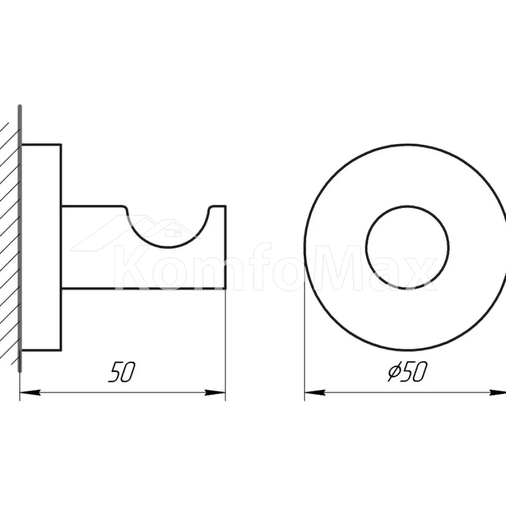 Гачок Perfect Sanitary Appliances SP 8115  - фото 2