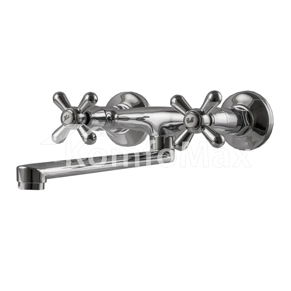 Змішувач для кухні Globus Lux GB SHARM-361-BRASS, хром  - фото 1