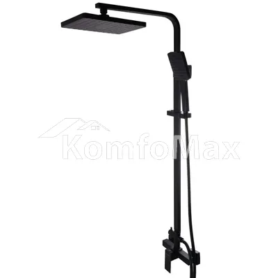 Душова система Globus Lux SICILIA SBQ-SH-125-BB чорна