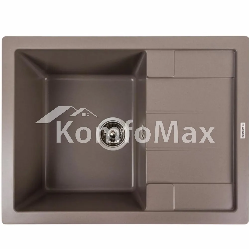 Гранітна мийка для кухні Platinum 6550 INTENSO Дюна 