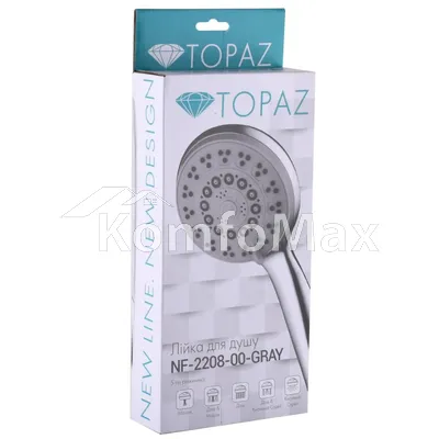 Лійка для душу Topaz NF-2208-00-GRAY