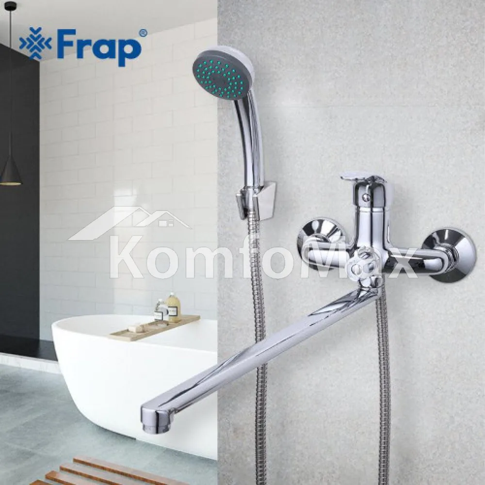 Змішувач для ванни Frap F2236, латунь хром  - фото 1