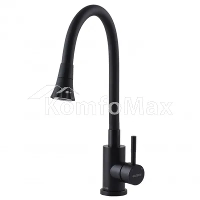 Змішувач для кухні Globus Lux ALPEN SBT1-203SA-BB-B01, чорний
