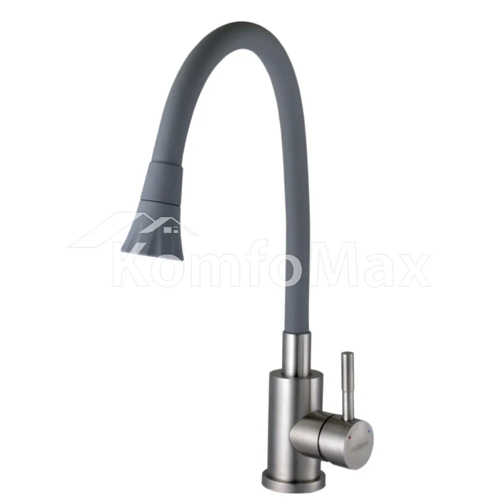 Змішувач для кухні Globus Lux ALPEN SBT1-203SA-G03, сірий  - фото 3