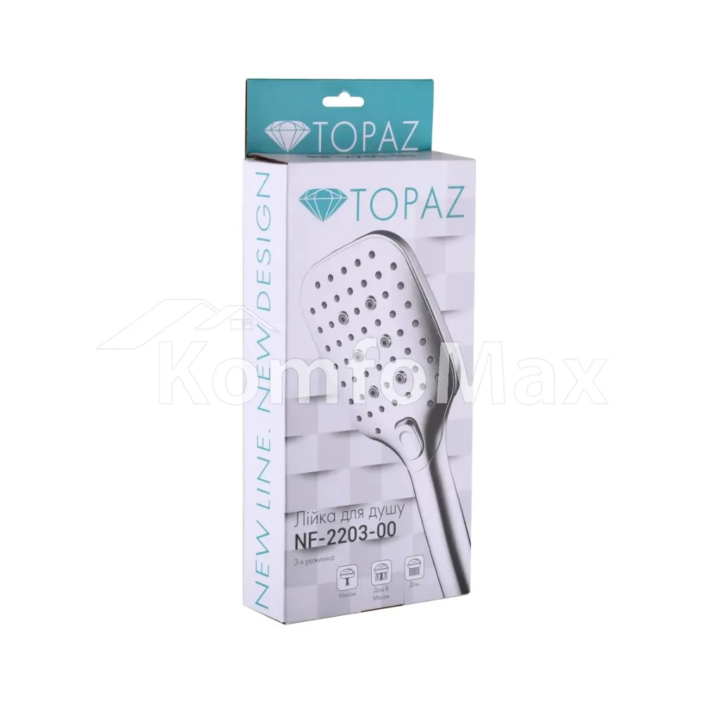 Лійка для душу Topaz NF-2203-00  - фото 2