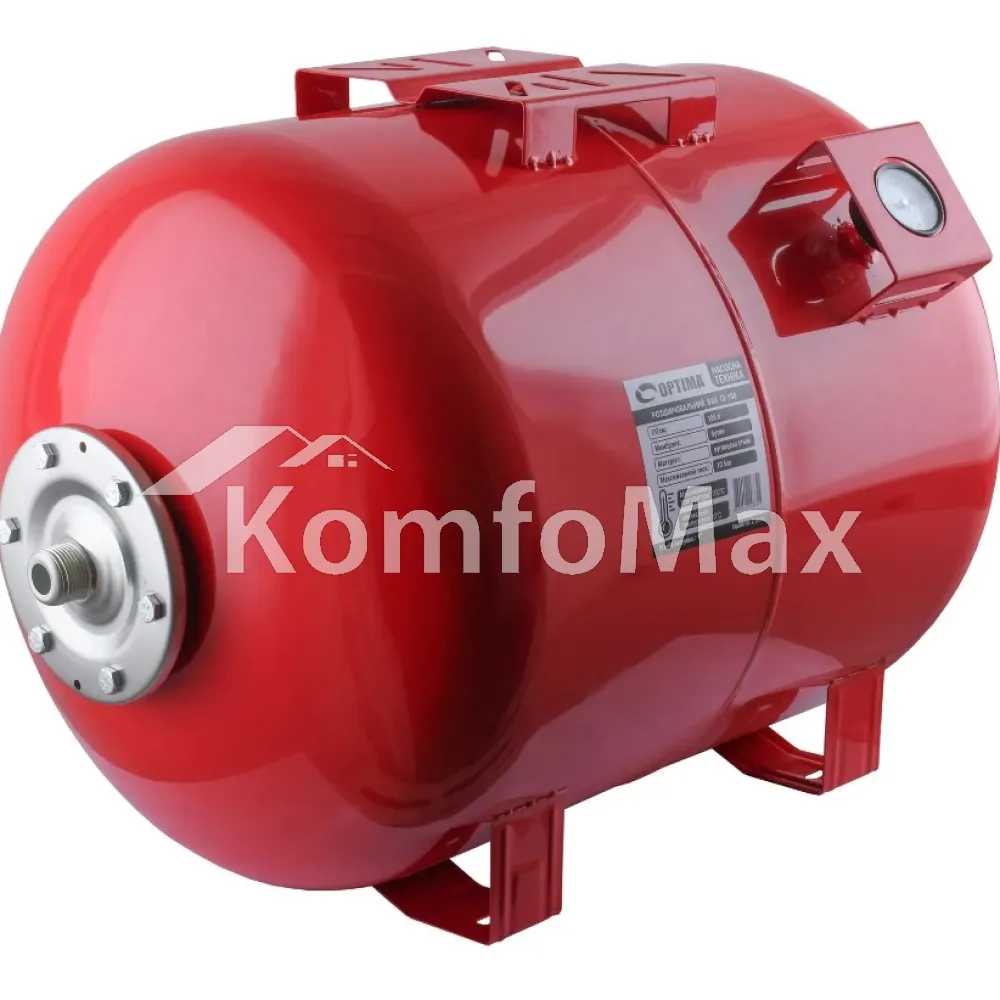 Гідроакумолятор Optima cal-pro з манометром 100л. 