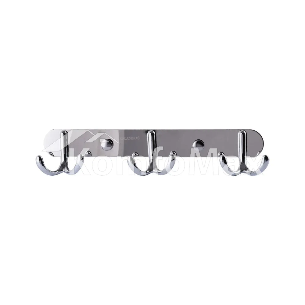 Гачки на планці Globus Lux RM 1502-3, на 3 гачки 