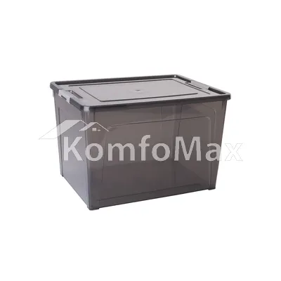 Контейнер Smart Box 12л. 32х24,5х21см. прозорий/какао