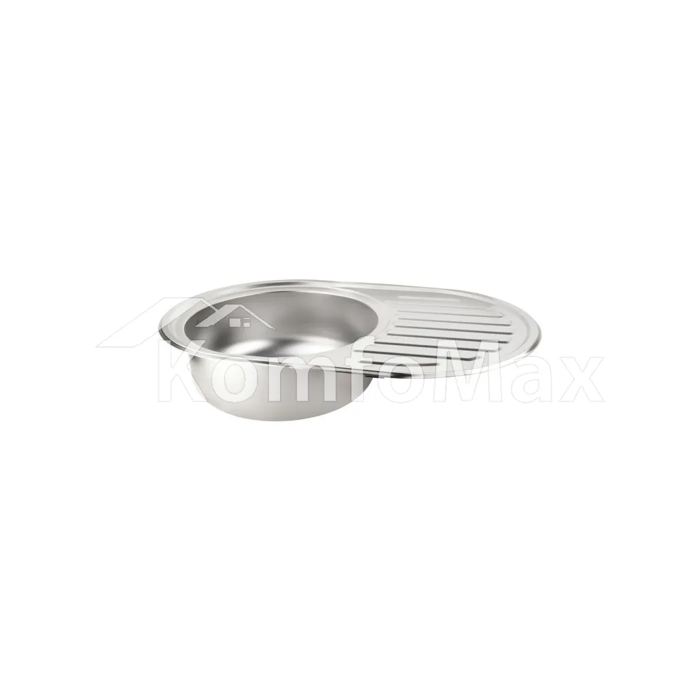 Мийка кухонна врізна Kraft KR 7750 D 0,8мм. 770х500х180мм. Decor  - фото 1