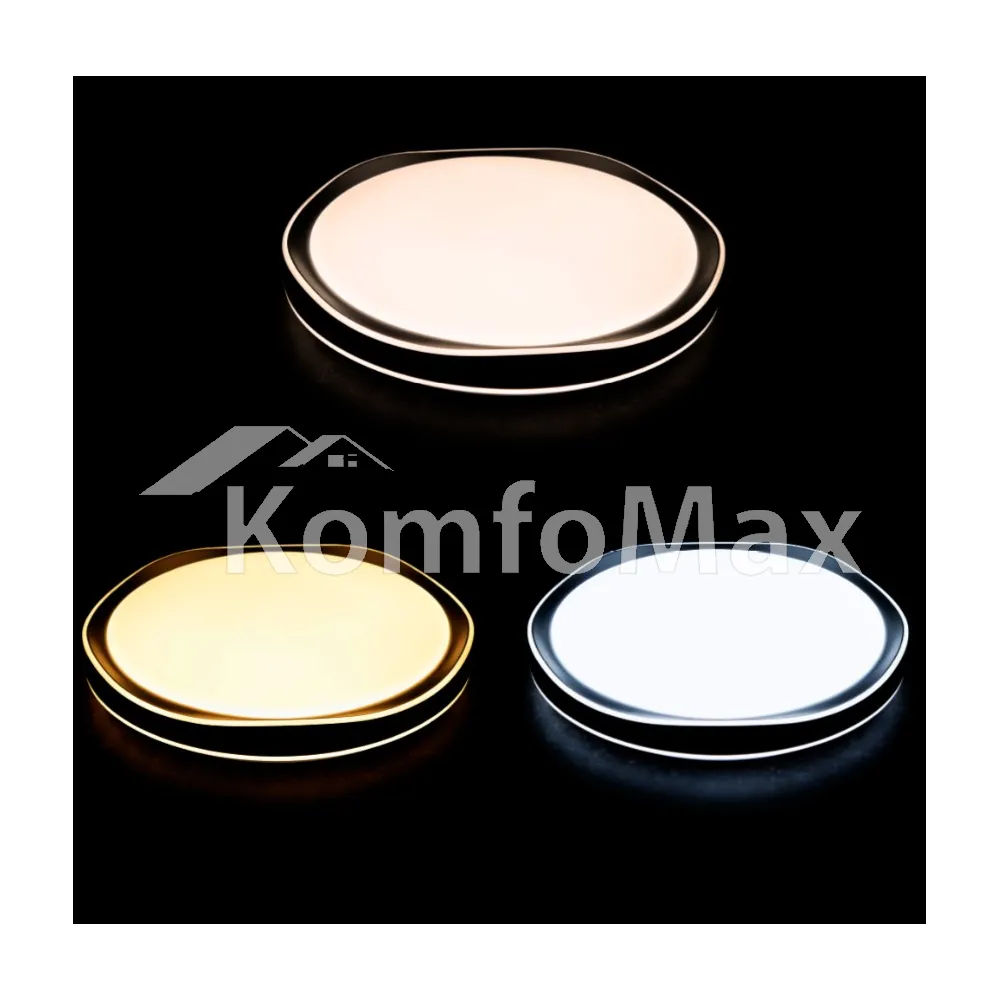 LED світильник VIOLUX smart ARTEON круг 72W 3000-6000K IP20 220755 чорний  - фото 1