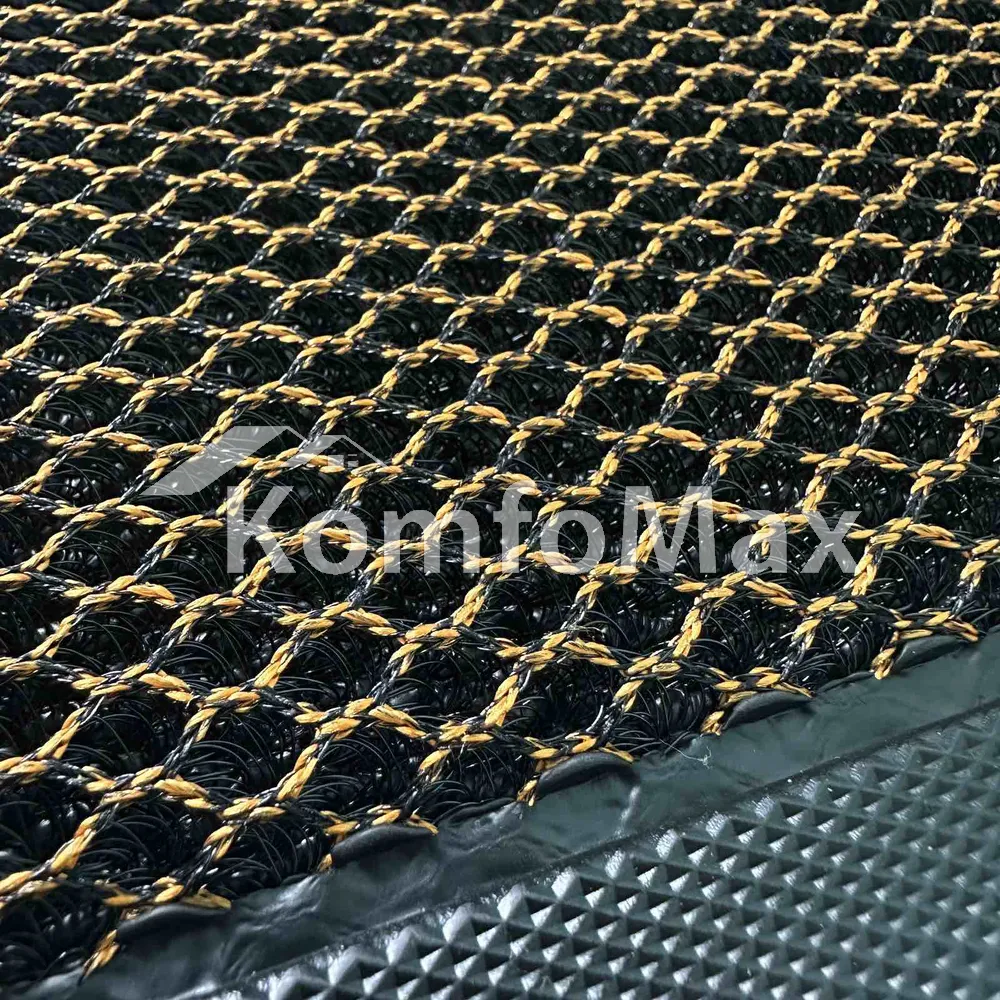 Килимок під двері DarianA KOLCHUGA 45х75см золотий  - фото 3
