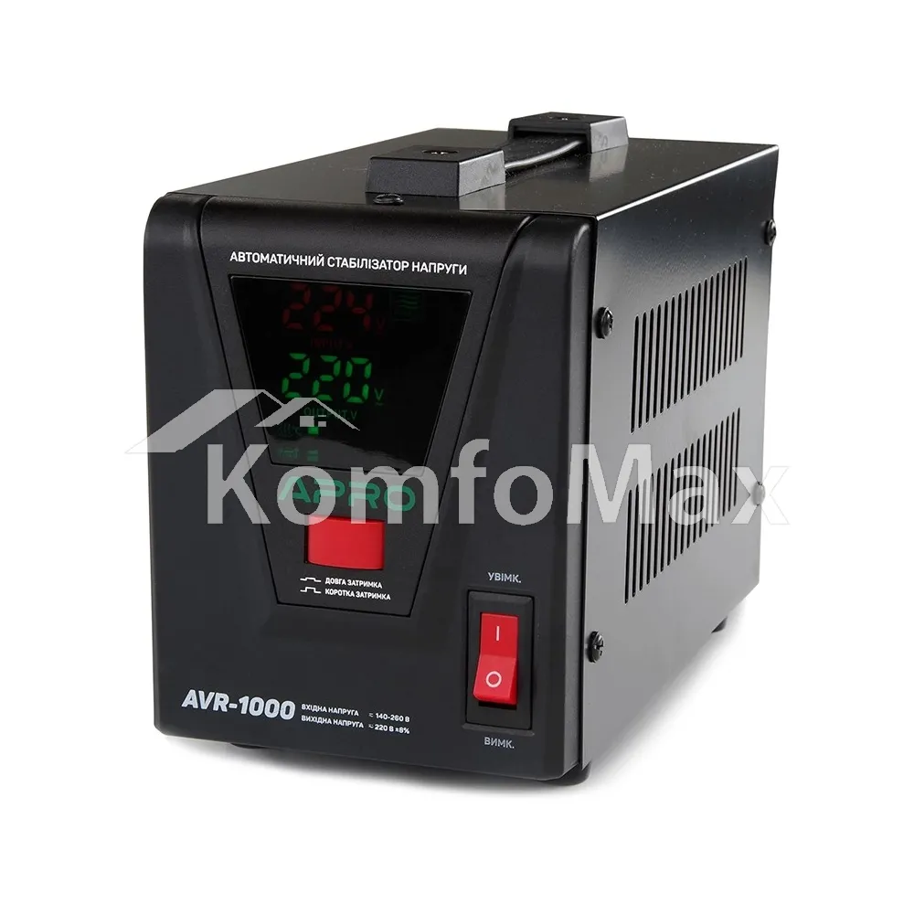 Стабілізатор напруги Apro AVR-1000  - фото 3