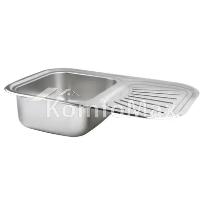 Мийка кухонна врізна Wezer 7549 0,8мм. 750х490х180мм. Satin