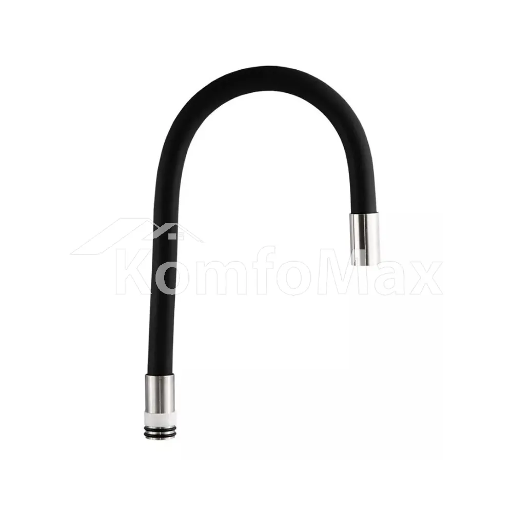 Гусак для змішувача гнучкий WEZER WKC-04-BLACK  - фото 1