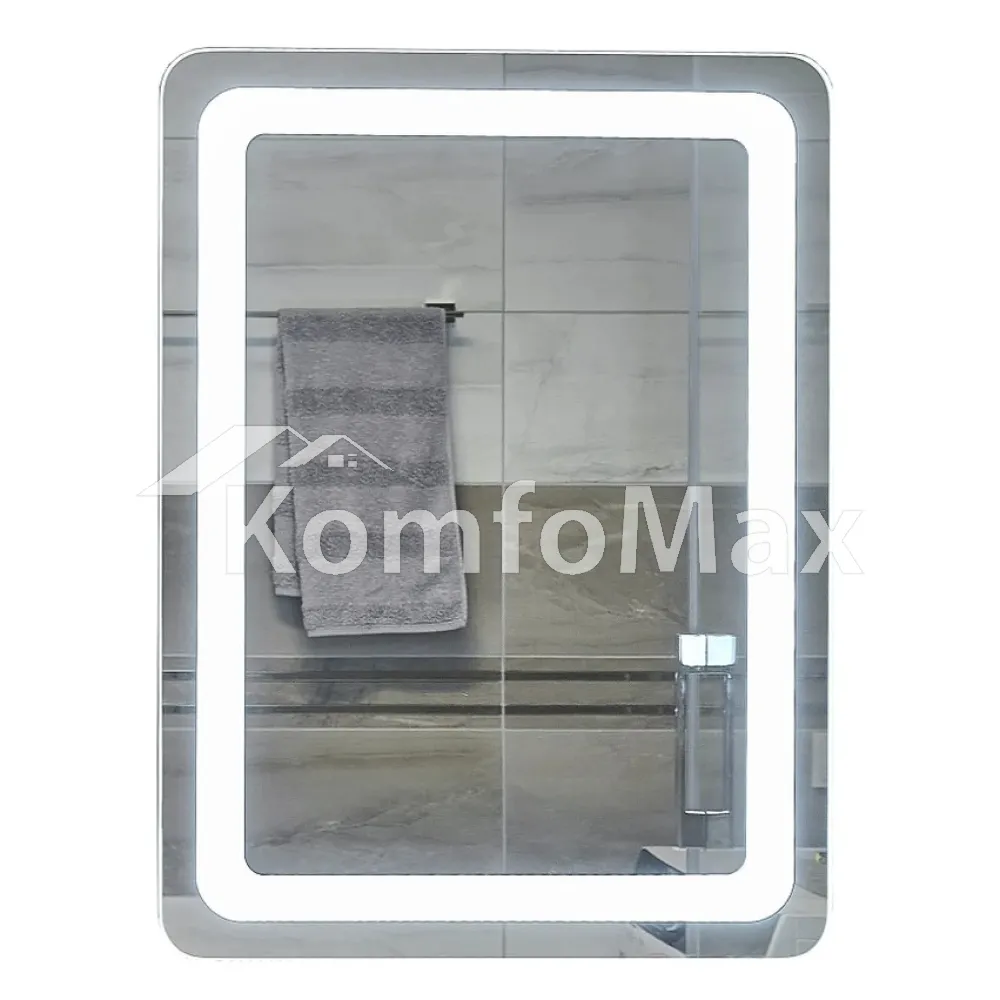 Дзеркало LED UNIO MRR-04 SQR-RA-H 600x800 mm. 