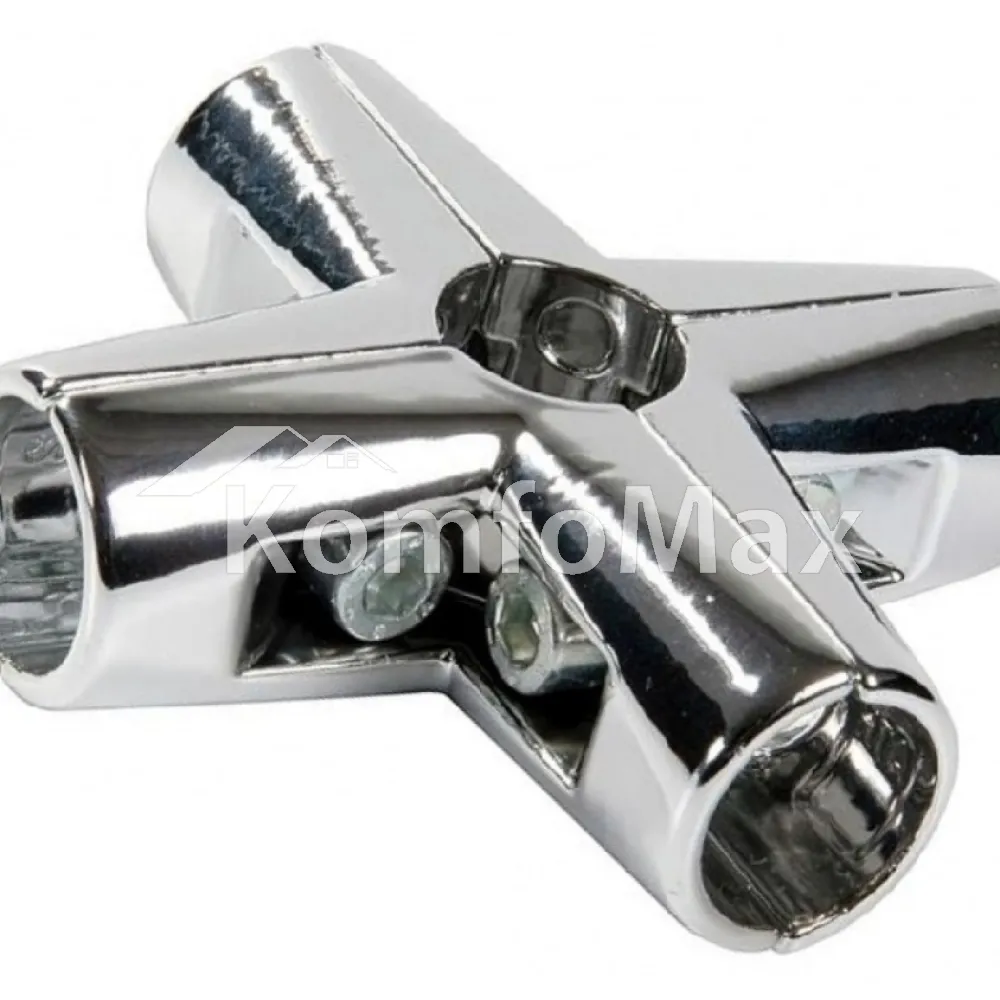 З'єднання хрестоподібне для труби ДС d-25мм R-45/25 19584 