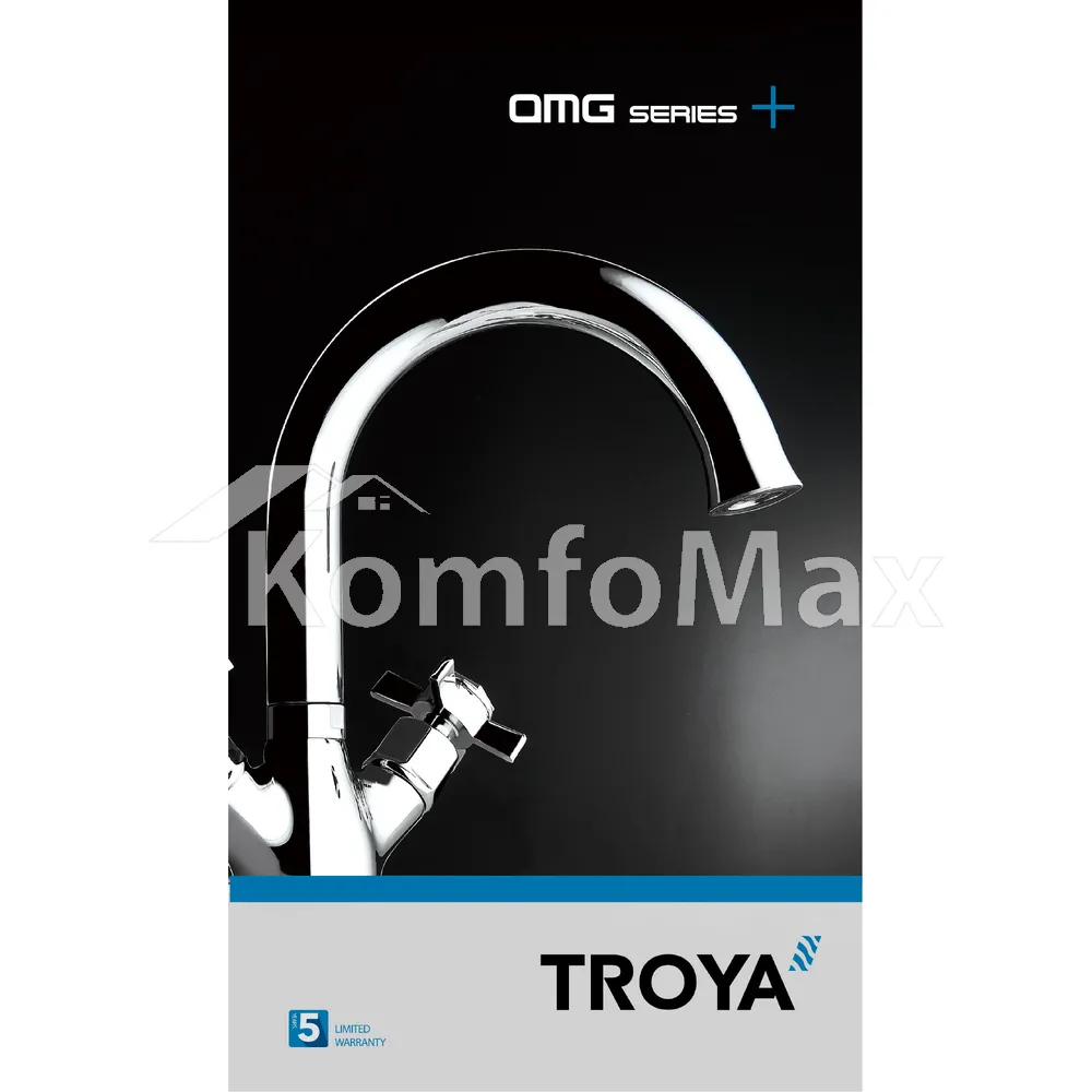Змішувач для кухні TROYA QMG4-A621, латунь хром  - фото 3