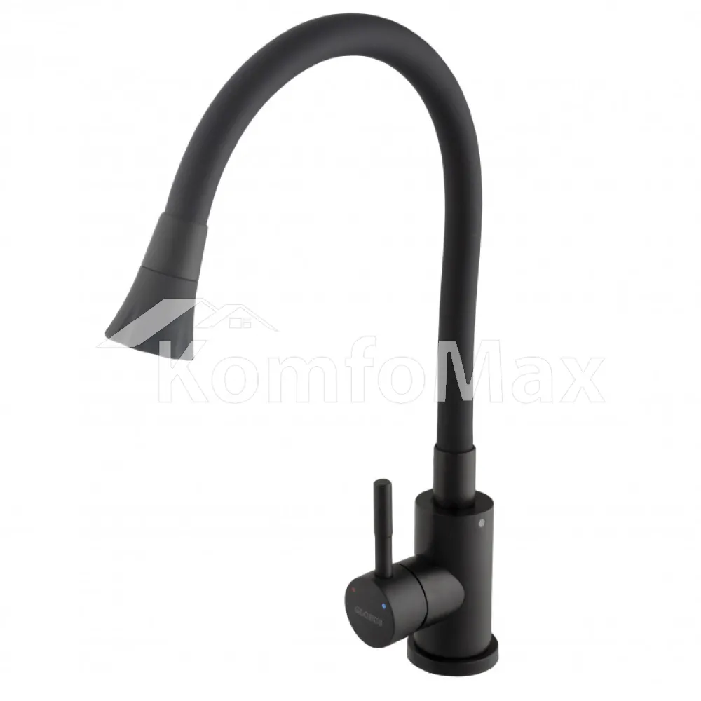 Змішувач для кухні Globus Lux ALPEN SBT1-203SA-BB-B01, чорний  - фото 3