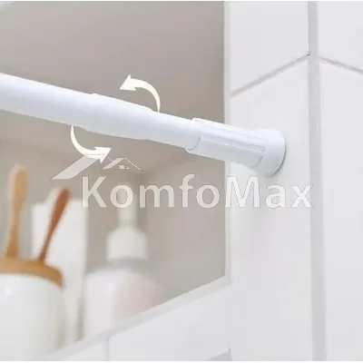 Карниз для ванної Feniks 140-260см. білий