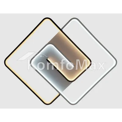 LED світильник VIOLUX smart DOMINO квадрат 90W 3000-4000-5000K IP20 220565 білий