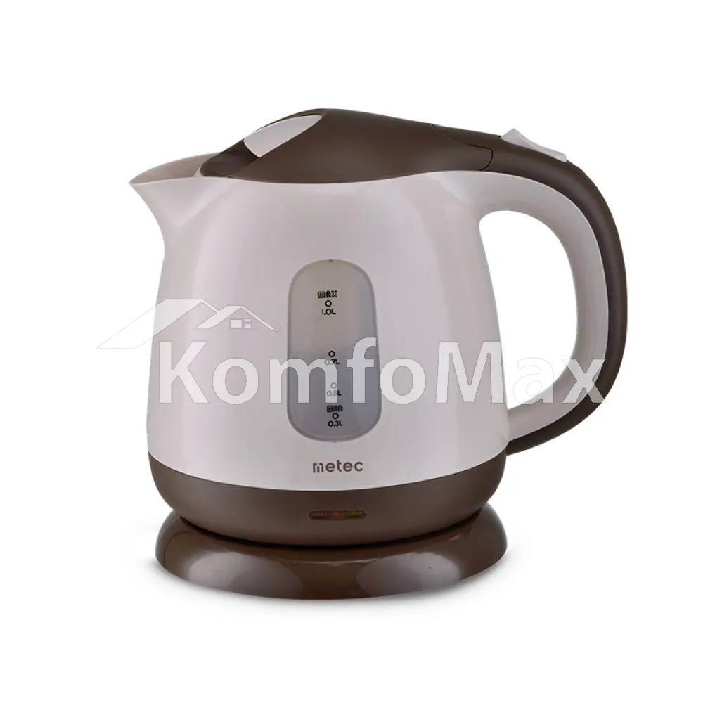 Електрочайник Metec EK-01PBC 1л, 900-1100Вт пластиквий корпус (700032) 
