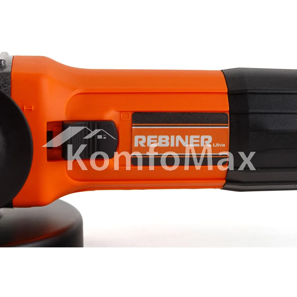 Кутова шліфувальна машинка (Болгарка) Rebiner RAG-1050-125 125мм  - фото 7