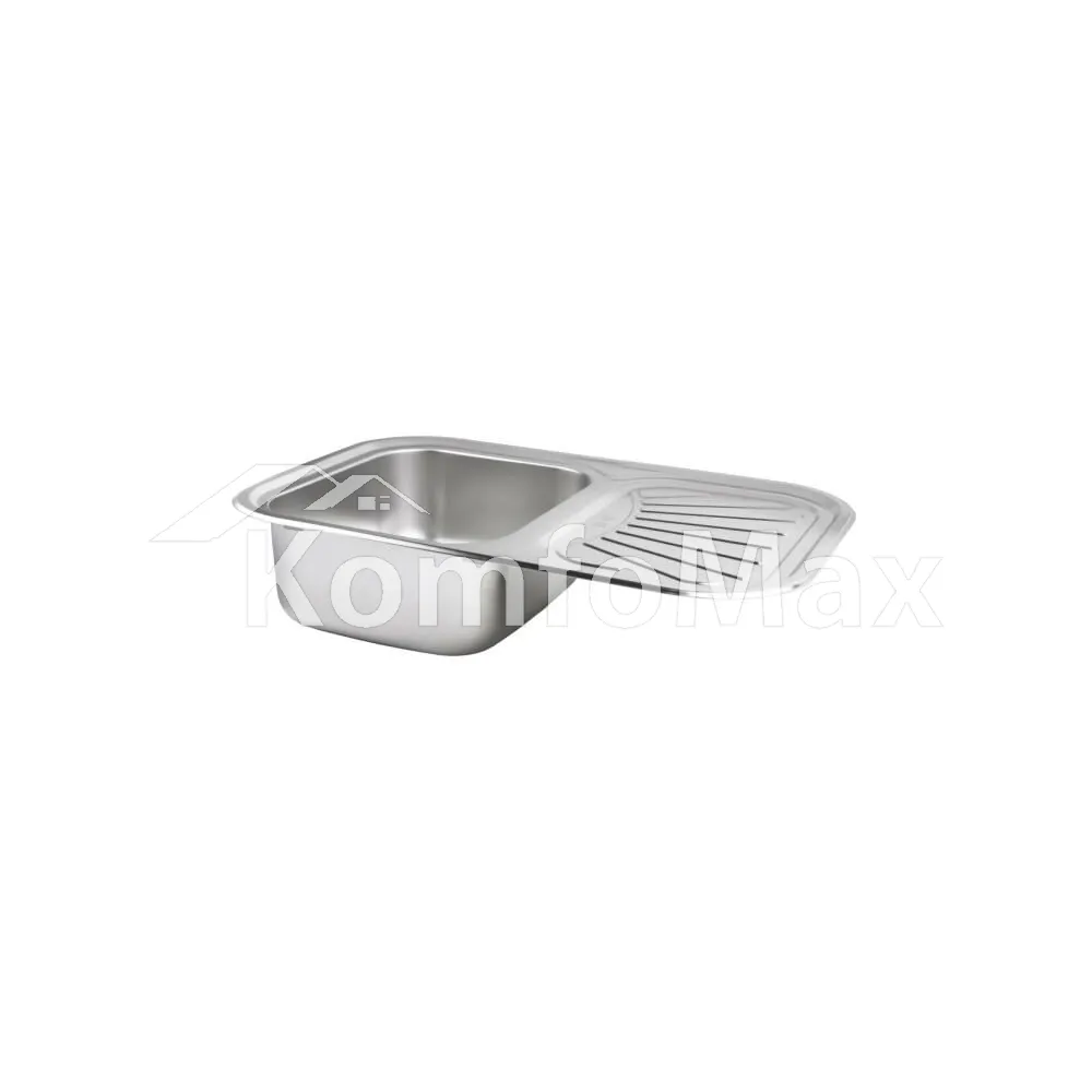 Мийка кухонна врізна Wezer 7549 0,8мм. 750х490х180мм. Decor  - фото 1